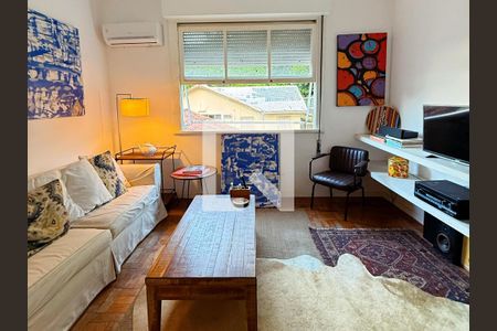 Sala de apartamento à venda com 3 quartos, 100m² em Jardim Botânico, Rio de Janeiro