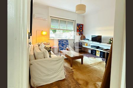 Sala de apartamento à venda com 3 quartos, 100m² em Jardim Botânico, Rio de Janeiro