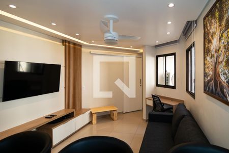 Sala de apartamento para alugar com 1 quarto, 40m² em Bela Vista, São Paulo