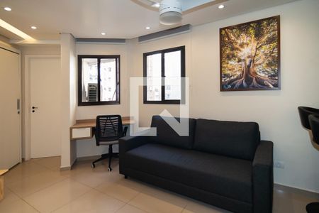 Sala de apartamento para alugar com 1 quarto, 40m² em Bela Vista, São Paulo