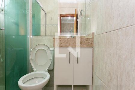 Banheiro da Suíte 1 de casa de condomínio à venda com 2 quartos, 165m² em Vila Matilde, São Paulo