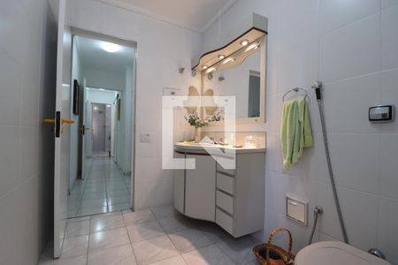 Banheiro da Suíte de apartamento à venda com 3 quartos, 145m² em Jardim, Santo André