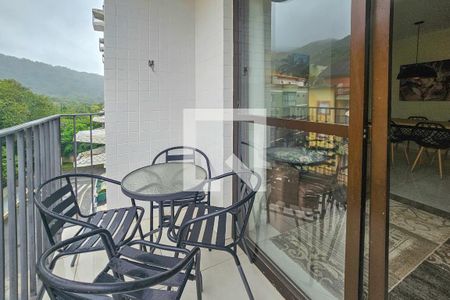 Varanda da Sala de apartamento para alugar com 3 quartos, 67m² em Loteamento Joao Batista Juliao, Guarujá