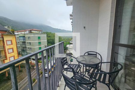 Varanda da Sala de apartamento para alugar com 3 quartos, 67m² em Loteamento Joao Batista Juliao, Guarujá
