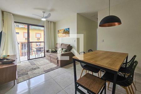 Sala de apartamento para alugar com 3 quartos, 67m² em Loteamento Joao Batista Juliao, Guarujá