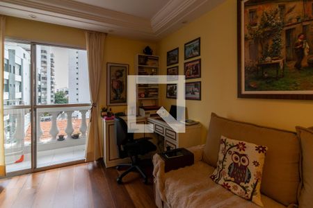 Sala de apartamento à venda com 1 quarto, 46m² em Indianópolis, São Paulo