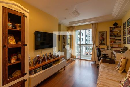 Sala de apartamento à venda com 1 quarto, 46m² em Indianópolis, São Paulo