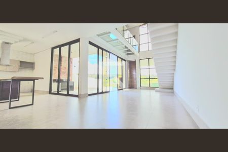 Sala de casa de condomínio à venda com 4 quartos, 503m² em Alphaville Vespasiano, Vespasiano