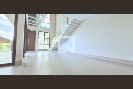 Sala de casa de condomínio à venda com 4 quartos, 503m² em Alphaville Vespasiano, Vespasiano