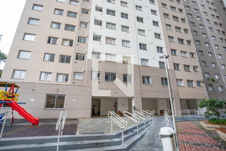Fachada do bloco de apartamento à venda com 2 quartos, 43m² em Piraporinha, Diadema