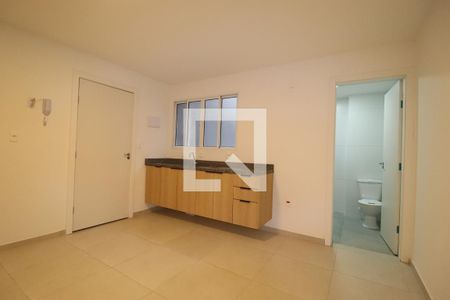 Cozinha de kitnet/studio para alugar com 1 quarto, 21m² em Vila Sao Pedro, Santo André