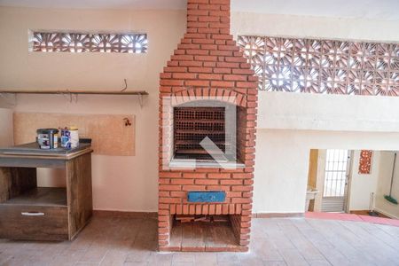 Área de lazer - churrasqueira de casa à venda com 3 quartos, 56m² em Campanário, Diadema