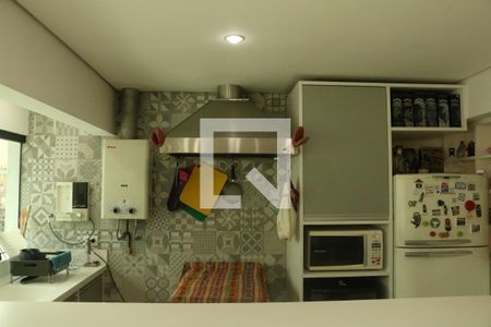 Cobertura - Sala e Cozinha Integrada de apartamento para alugar com 3 quartos, 213m² em Perdizes, São Paulo
