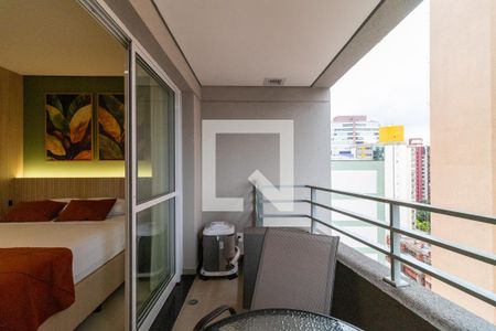 Varanda de kitnet/studio para alugar com 1 quarto, 24m² em Perdizes, São Paulo
