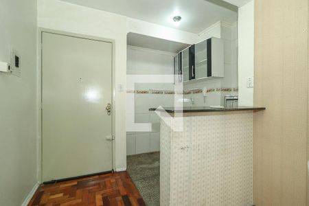 Cozinha de apartamento para alugar com 1 quarto, 35m² em Jardim Dona Leopoldina, Porto Alegre