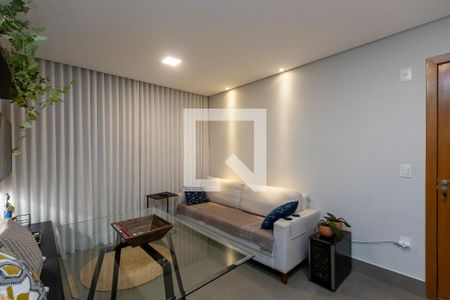 Sala de apartamento à venda com 2 quartos, 57m² em Castelo, Belo Horizonte