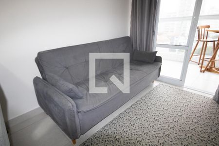 Sala de apartamento para alugar com 1 quarto, 48m² em Vila Caiçara, Praia Grande