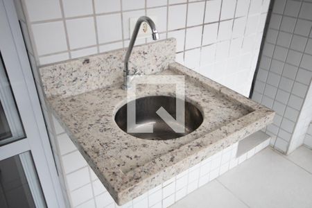 Varanda de apartamento para alugar com 1 quarto, 48m² em Vila Caiçara, Praia Grande