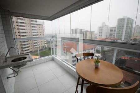 Varanda de apartamento para alugar com 1 quarto, 48m² em Vila Caiçara, Praia Grande