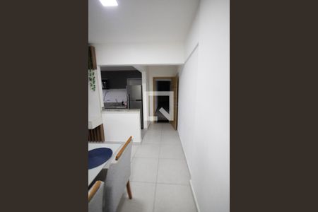 Sala de apartamento para alugar com 1 quarto, 48m² em Vila Caiçara, Praia Grande