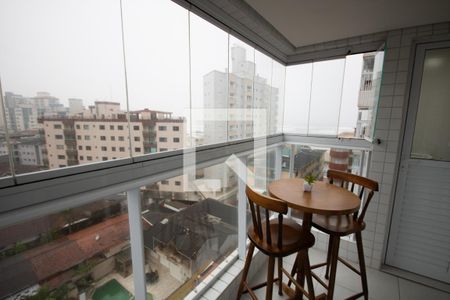 Varanda de apartamento para alugar com 1 quarto, 48m² em Vila Caiçara, Praia Grande