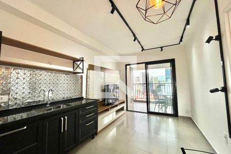 Sala de apartamento à venda com 1 quarto, 35m² em Mirandópolis, São Paulo