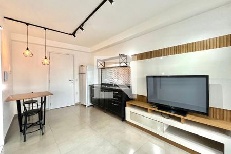 Sala de apartamento à venda com 1 quarto, 35m² em Mirandópolis, São Paulo