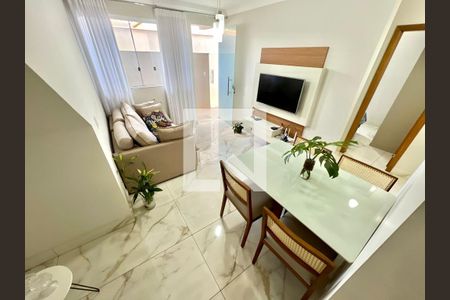 Sala de apartamento à venda com 3 quartos, 103m² em Santa Monica, Belo Horizonte