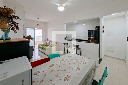 Sala de apartamento para alugar com 2 quartos, 75m² em Nova Mirim, Praia Grande