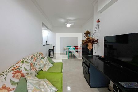 Sala de apartamento para alugar com 2 quartos, 75m² em Nova Mirim, Praia Grande