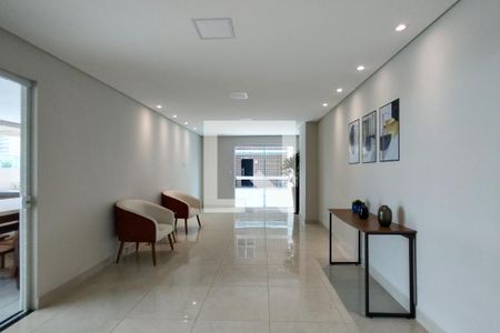Hall de entrada de apartamento para alugar com 2 quartos, 75m² em Nova Mirim, Praia Grande