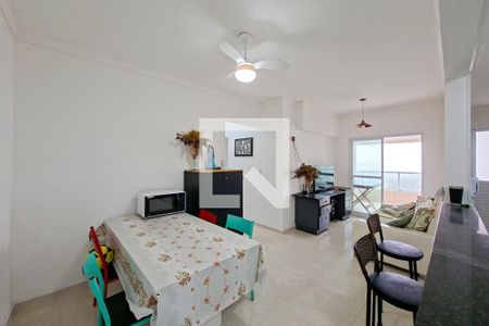 Sala de apartamento para alugar com 2 quartos, 75m² em Nova Mirim, Praia Grande