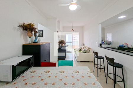 Sala de apartamento para alugar com 2 quartos, 75m² em Nova Mirim, Praia Grande