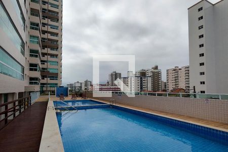 Área comum - Piscina de apartamento para alugar com 2 quartos, 75m² em Nova Mirim, Praia Grande
