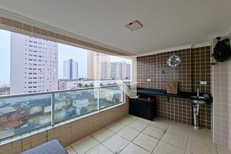 Sacada de apartamento para alugar com 2 quartos, 75m² em Nova Mirim, Praia Grande