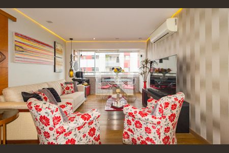 Sala  de apartamento à venda com 3 quartos, 114m² em Belenzinho, São Paulo