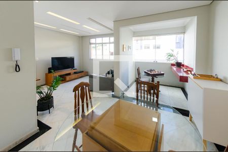 Sala de apartamento à venda com 3 quartos, 101m² em Buritis, Belo Horizonte