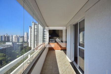 Varanda de apartamento à venda com 4 quartos, 181m² em Real Parque, São Paulo