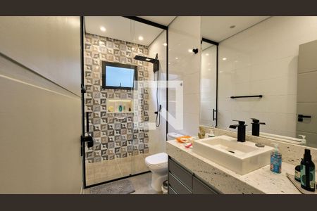Banheiro de casa de condomínio à venda com 3 quartos, 188m² em Jardim Tereza Cristina, Jundiaí