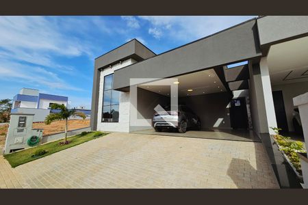 Fachada de casa de condomínio à venda com 3 quartos, 188m² em Jardim Tereza Cristina, Jundiaí