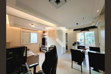 Sala de apartamento à venda com 2 quartos, 51m² em Indianópolis, São Paulo