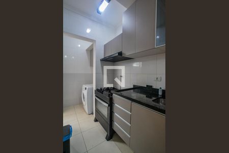 Cozinha de apartamento à venda com 2 quartos, 51m² em Vila Vitória, Santo André