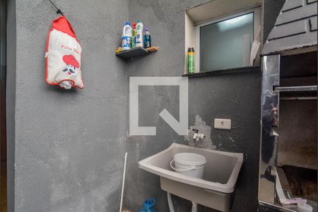 Área de Serviço de apartamento à venda com 2 quartos, 51m² em Vila Vitória, Santo André