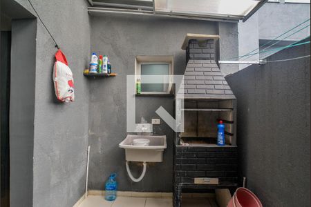 Área de Serviço de apartamento à venda com 2 quartos, 51m² em Vila Vitória, Santo André