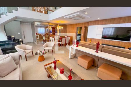 Sala de apartamento à venda com 5 quartos, 376m² em Cidade Nova, Belo Horizonte