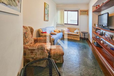 Sala de apartamento para alugar com 2 quartos, 70m² em Jardim Tejereba, Guarujá