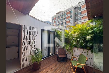 Varanda da Sala de apartamento à venda com 3 quartos, 116m² em Jardim Botânico, Rio de Janeiro