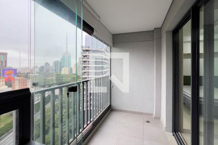 Varanda de apartamento à venda com 1 quarto, 25m² em Paraíso, São Paulo