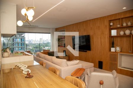 Sala de apartamento para alugar com 2 quartos, 125m² em Campo Belo, São Paulo
