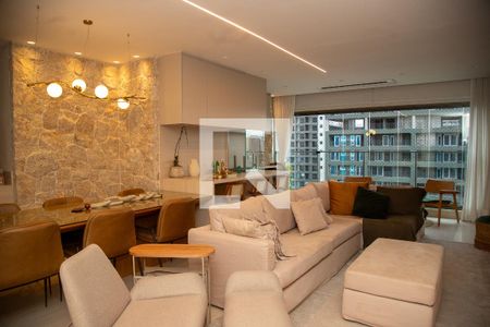 Sala de apartamento para alugar com 2 quartos, 125m² em Campo Belo, São Paulo